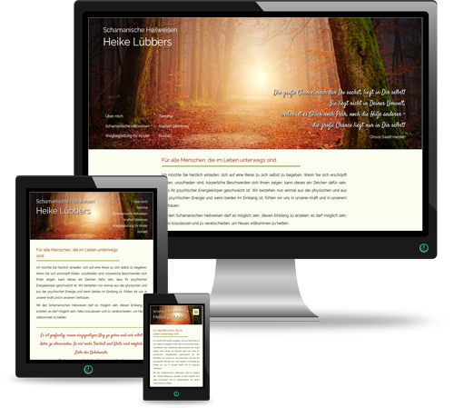 Website der Curandera Heike Lübbers