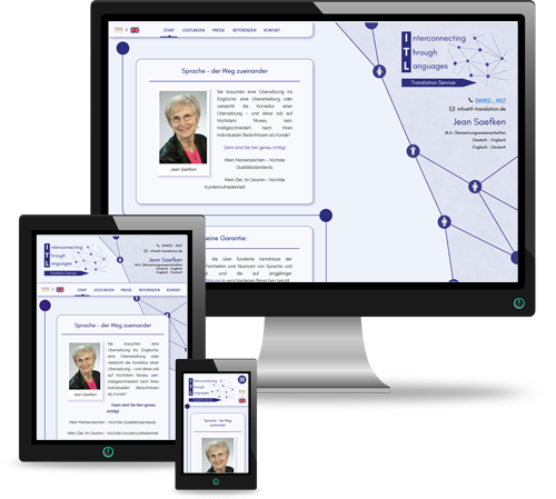 Website von ITL Translation