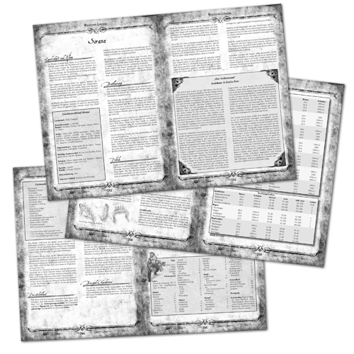 Layout für Samyra - Das Fantasy-Rollenspiel